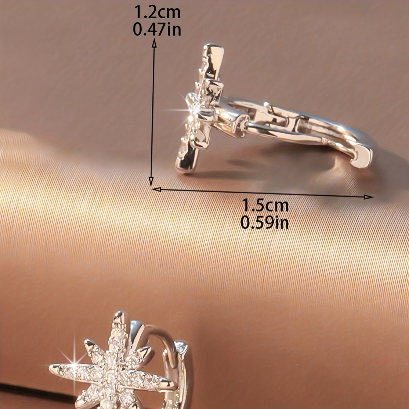 Boucle d’oreille MINI MÉTÉORITE