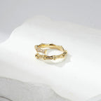 bague BAMBOO STRASS