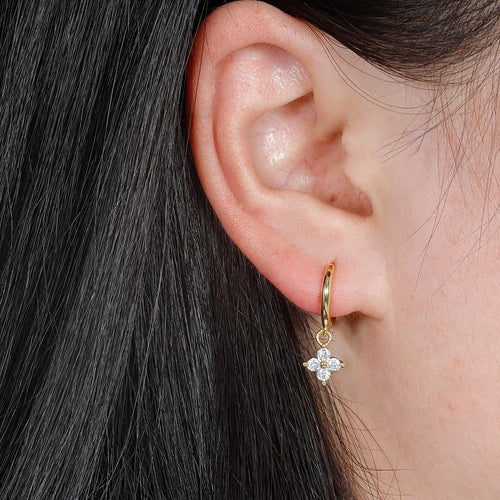 Boucle d'oreille FLORA