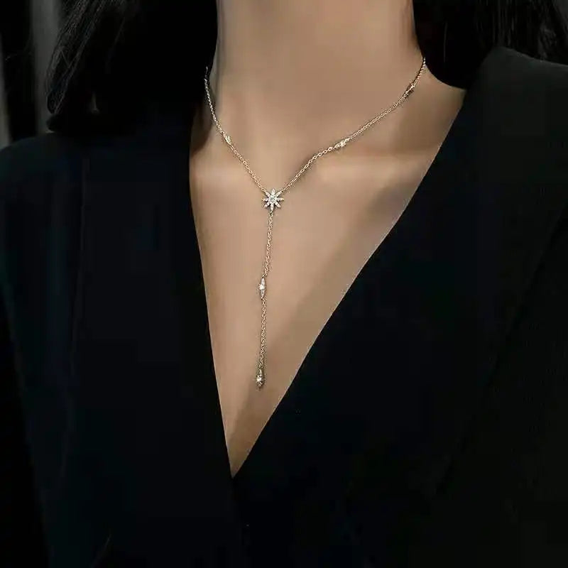 Collier en Y ÉTOILE FILLANTE