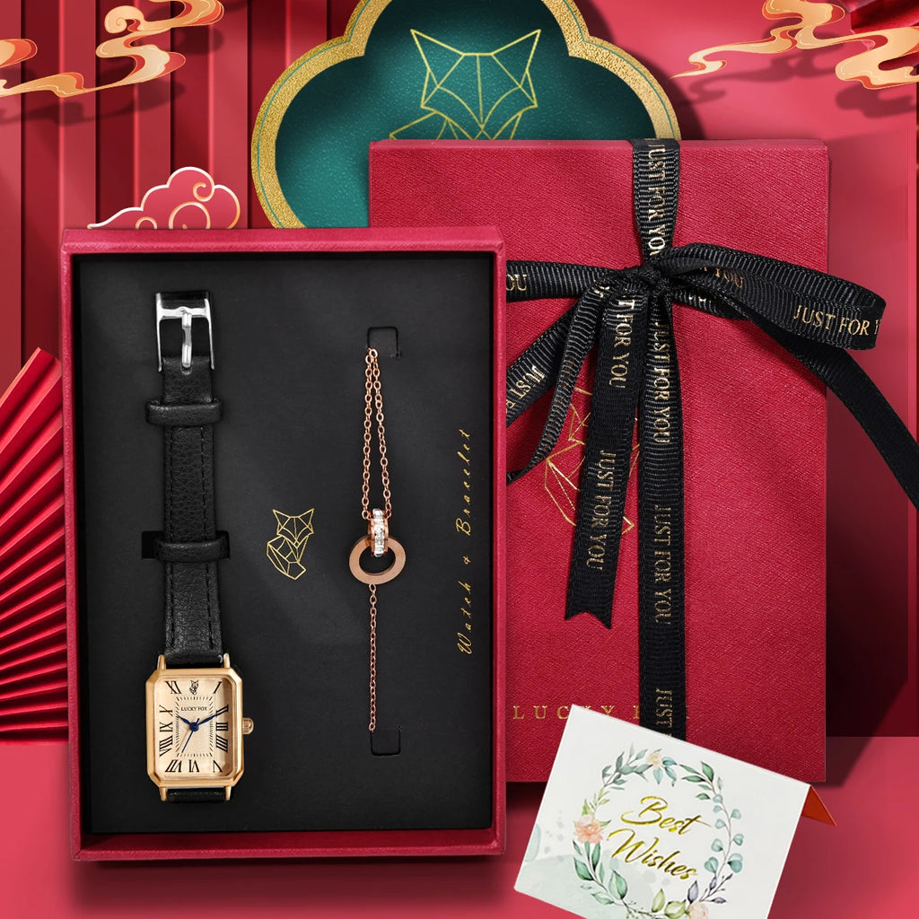 BOX montre et bracelet CHANCEUSE (avec boite)