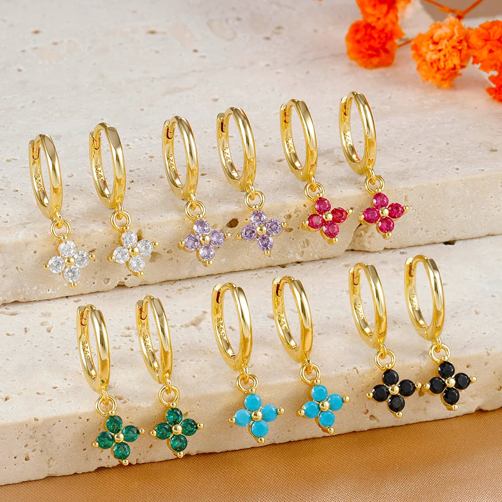 Boucle d'oreille FLORA