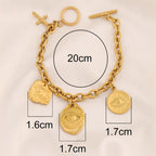 Bracelet à Breloques avec pièces ou coeur