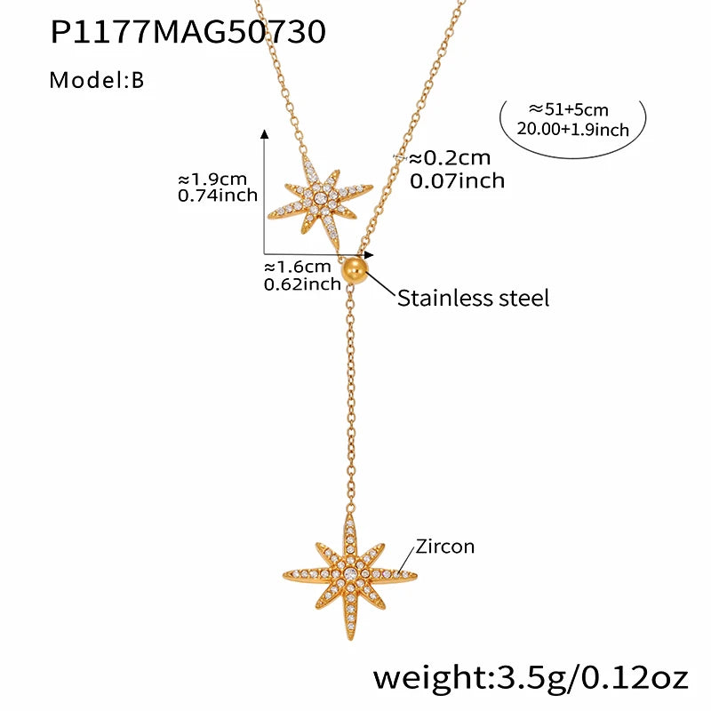 Collier METEORITE et collier ETOILE