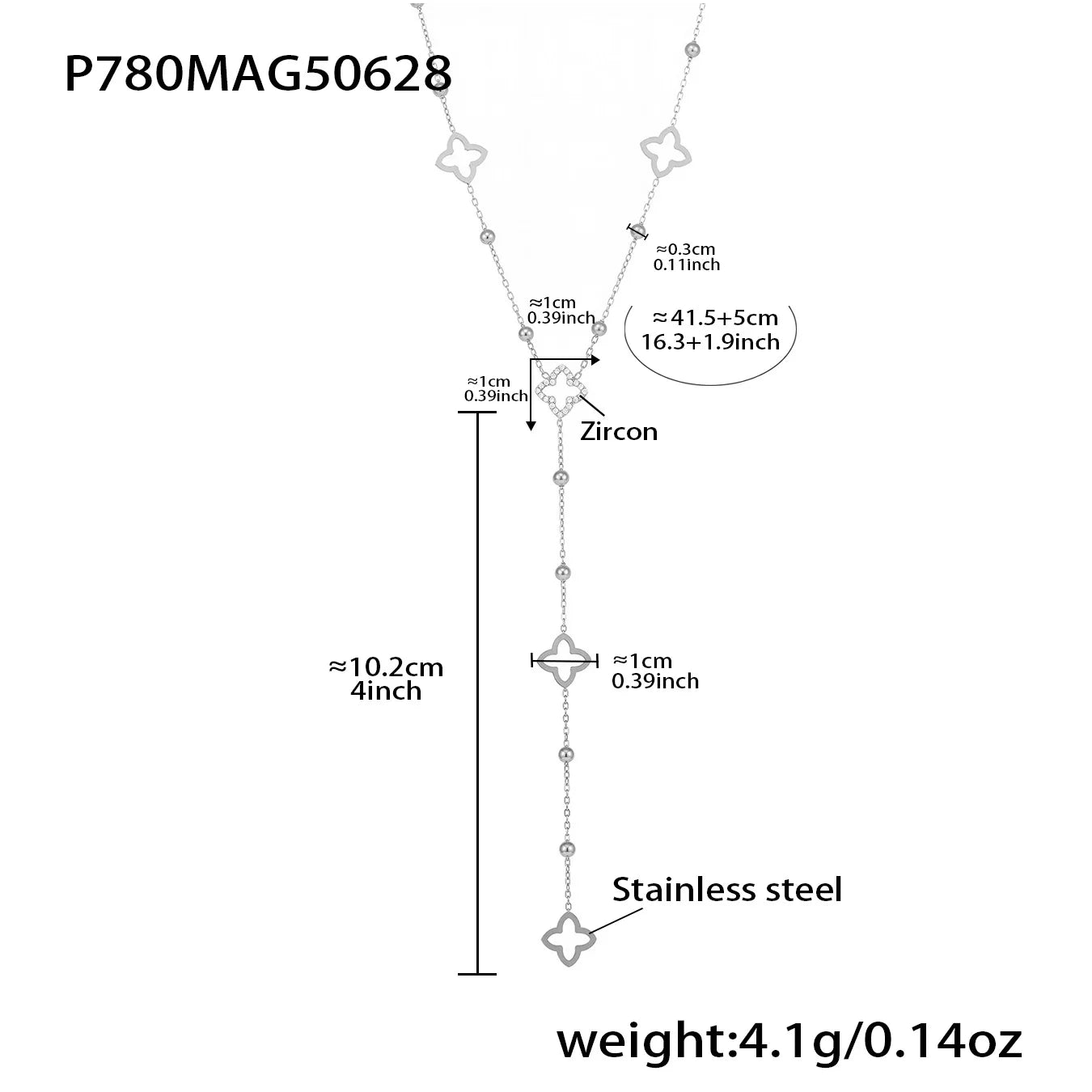 Chaîne en Y Fleurine