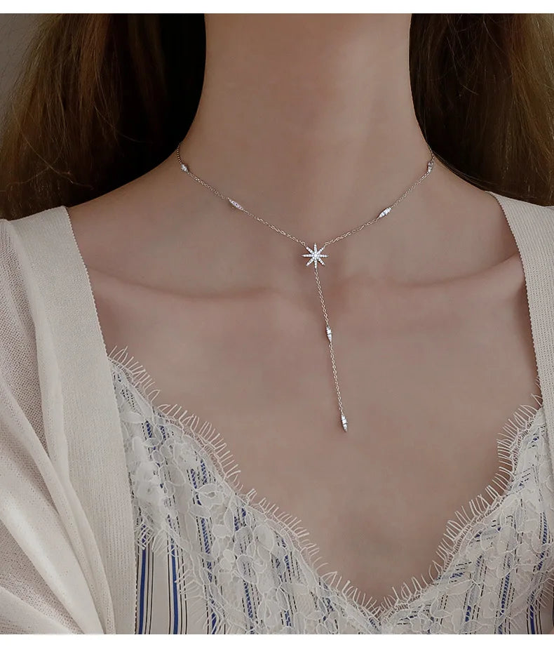 Collier en Y ÉTOILE FILLANTE