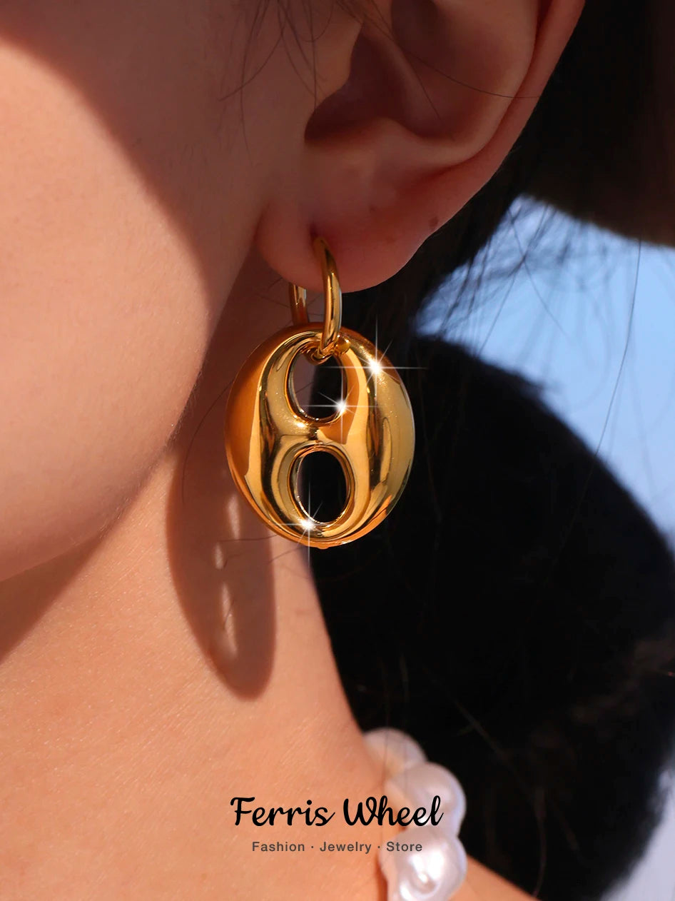Boucle d’oreille GRAINE DE CAFÉ