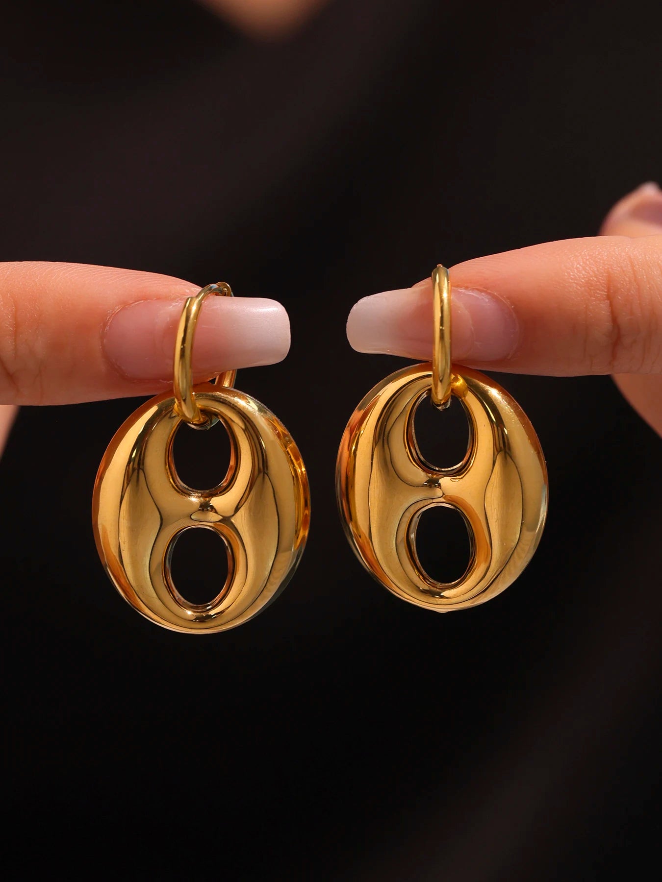 Boucle d’oreille GRAINE DE CAFÉ