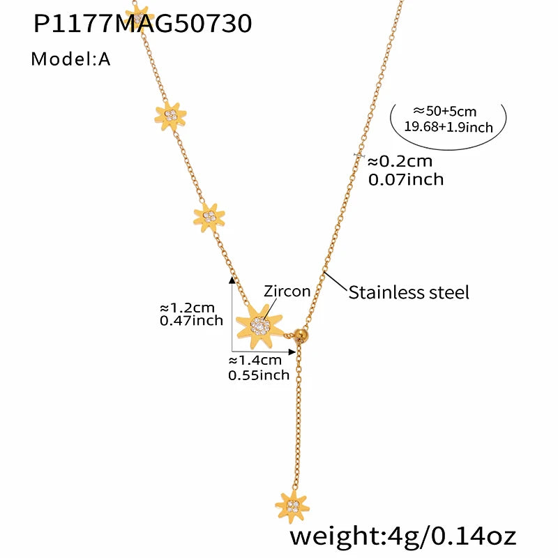 Collier METEORITE et collier ETOILE