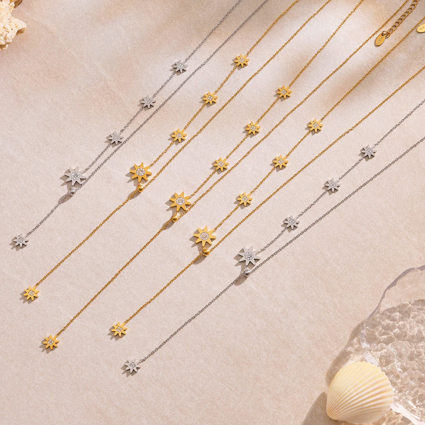 Collier METEORITE et collier ETOILE