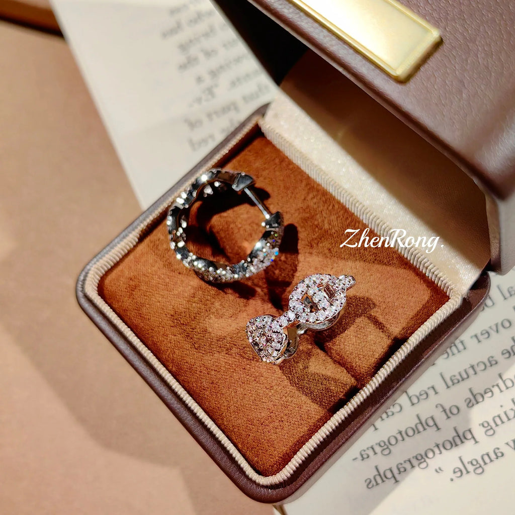 Boucle d’oreille MARINA STRASS