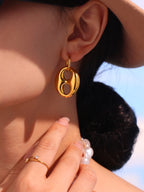 Boucle d’oreille GRAINE DE CAFÉ
