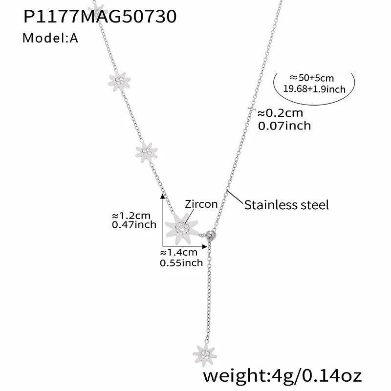 Collier METEORITE et collier ETOILE