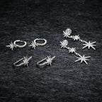 Boucle d’oreilles MÉTÉORITE Argent 925