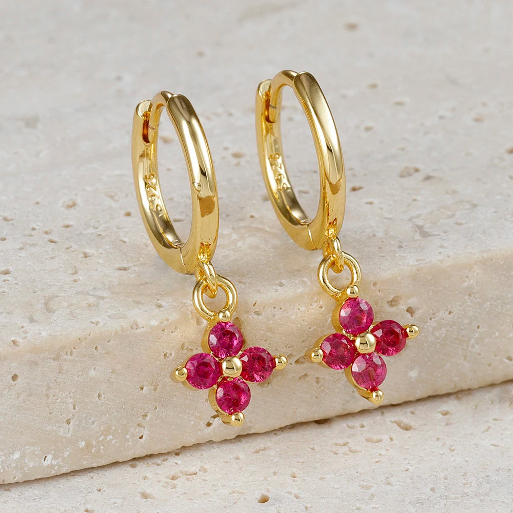 Boucle d'oreille FLORA