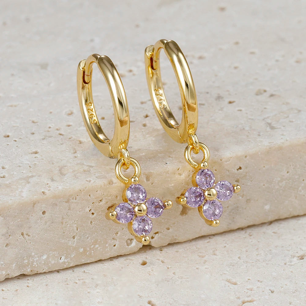 Boucle d'oreille FLORA