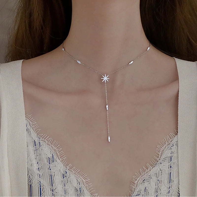Collier en Y ÉTOILE FILLANTE