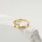 bague BAMBOO STRASS