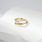 bague BAMBOO STRASS